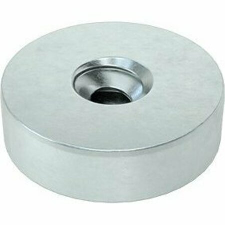 BSC PREFERRED Zinc-Plated Steel Press-Fit Nut for Sheet Metal 2-56 Thread for 0.04 Minimum Panel Thickness, 25PK 95185A105